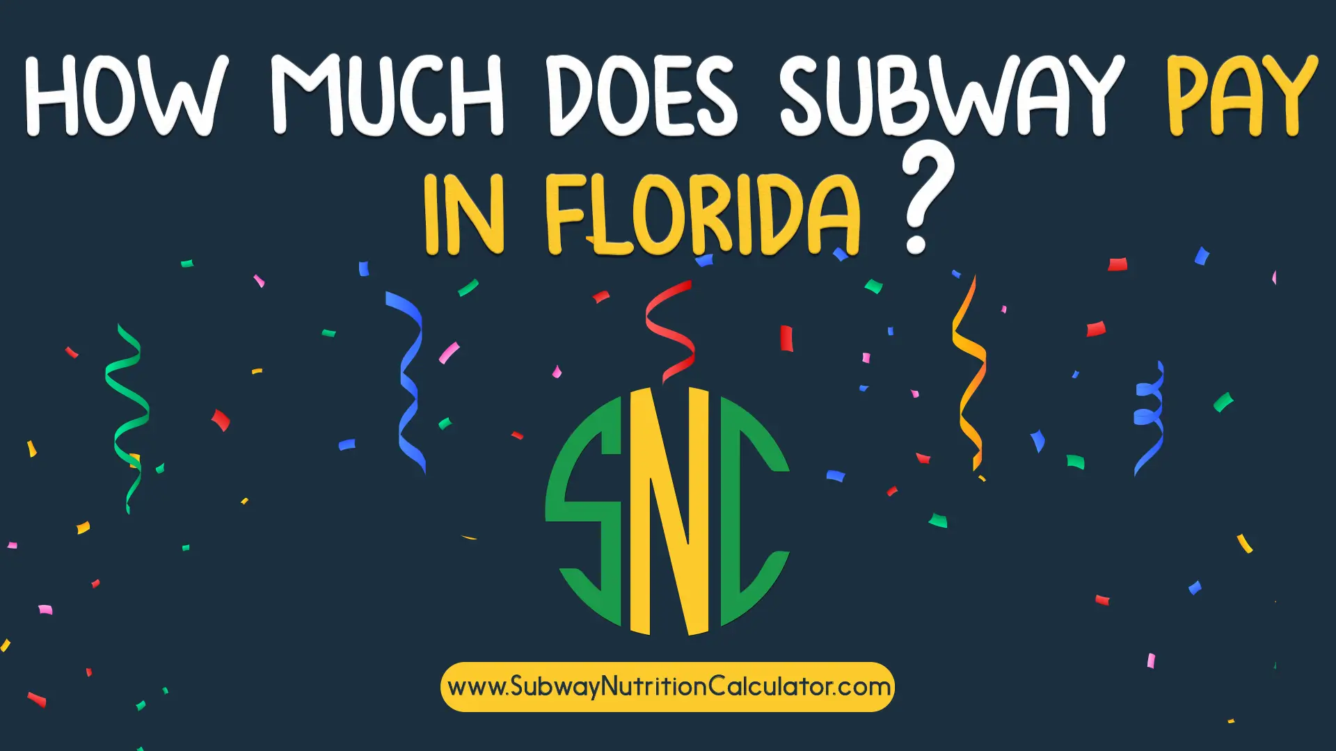 how much does subway pay in florida ?
                